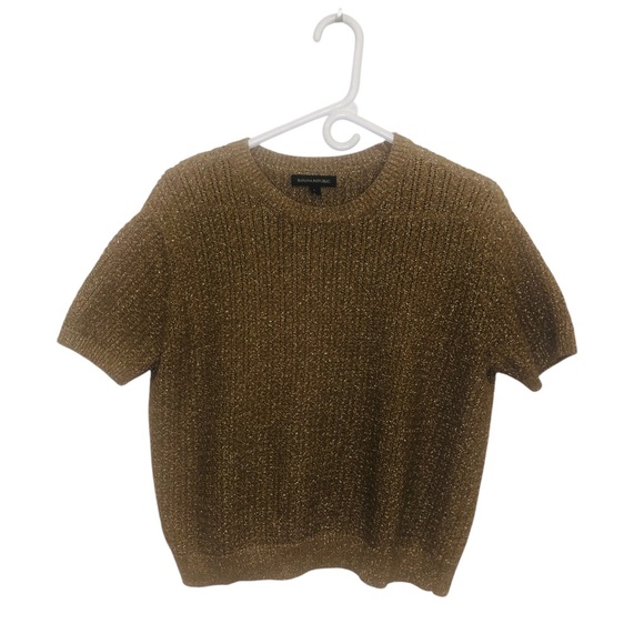 Banana Republic Gold Knit Sweater - Picture 2 of 7
